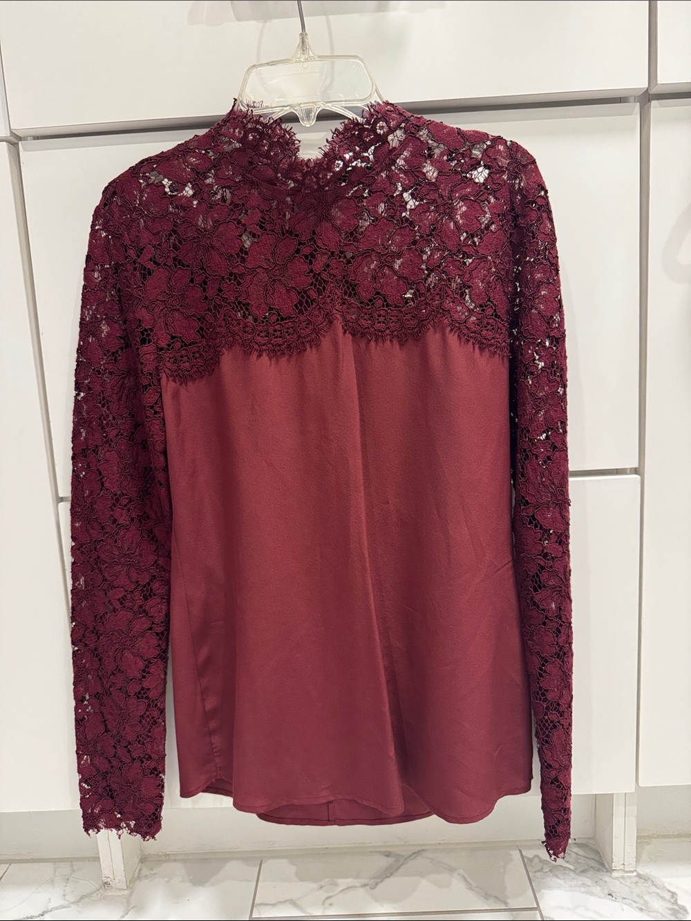 Sandro Paris Lace Blouse